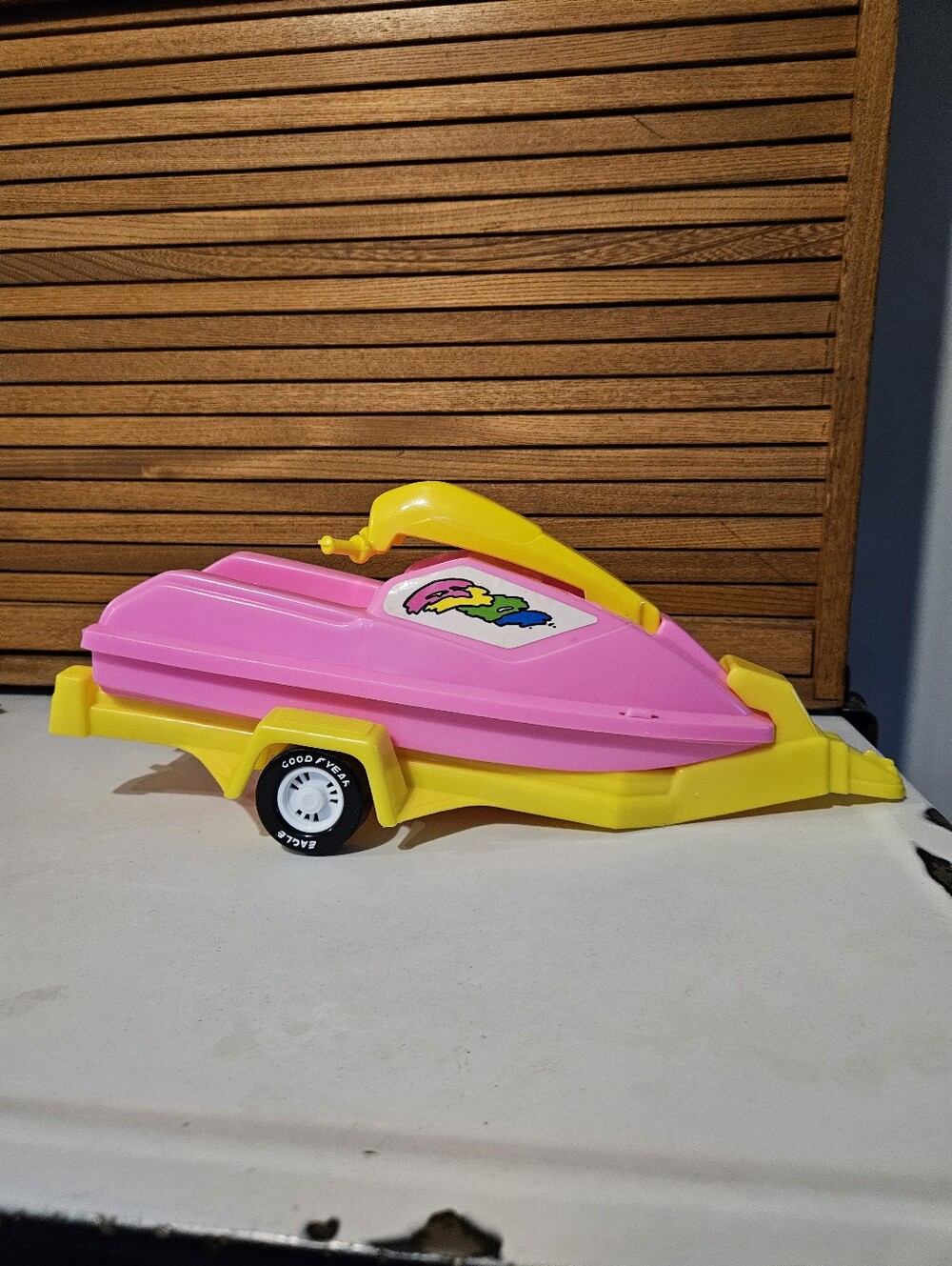 VTG Barbie Jet Ski And Trailer